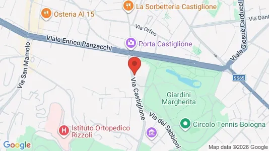 Apartments for rent i Bologna - kort over placeringen