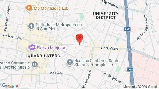 Rooms for rent i Bologna - kort over placeringen