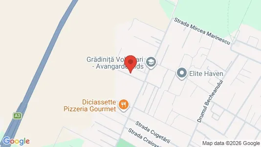 Apartments for rent i Voluntari - kort over placeringen