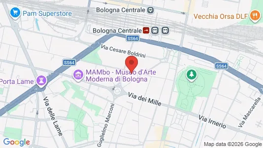 Rooms for rent i Bologna - kort over placeringen