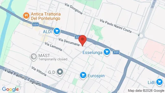 Apartments for rent i Bologna - kort over placeringen