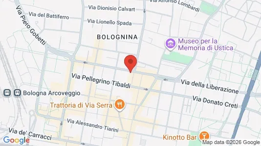 Apartments for rent i Bologna - kort over placeringen