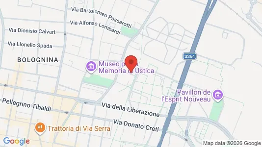 Apartments for rent i Bologna - kort over placeringen