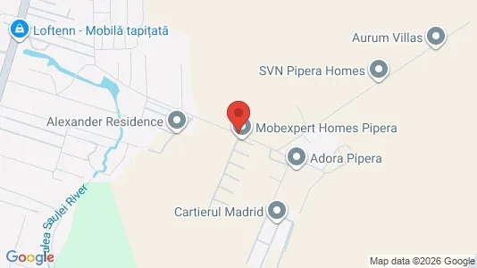 Apartments for rent i Voluntari - kort over placeringen