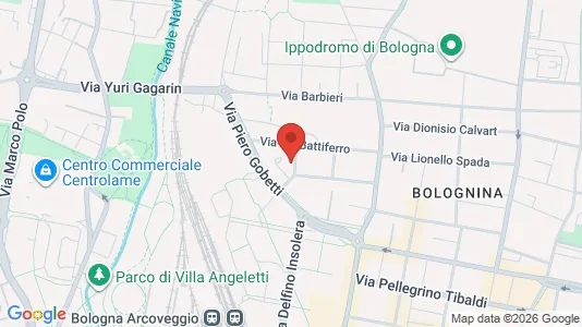 Apartments for rent i Bologna - kort over placeringen