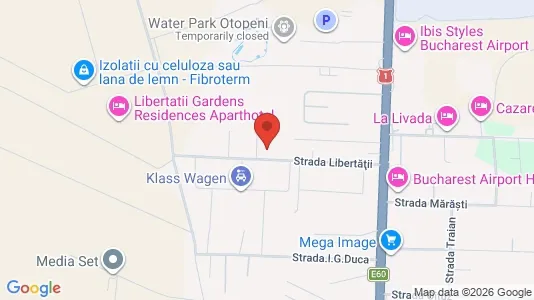 Apartments for rent i Otopeni - kort over placeringen