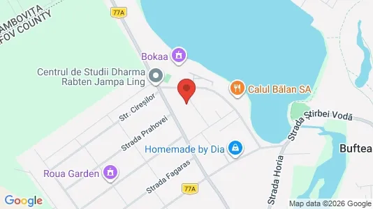 Apartments for rent i Buftea - kort over placeringen
