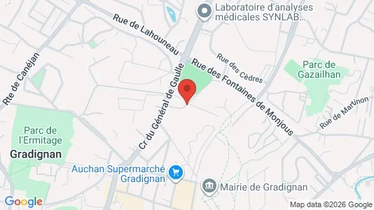 Apartments for rent i Bordeaux - kort over placeringen
