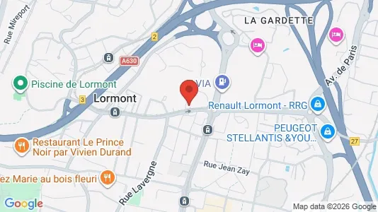 Apartments for rent i Bordeaux - kort over placeringen
