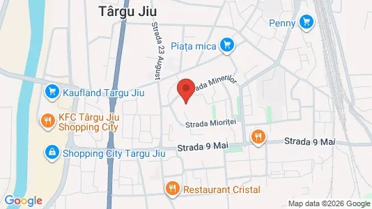 Apartments for rent i Târgu Jiu - kort over placeringen