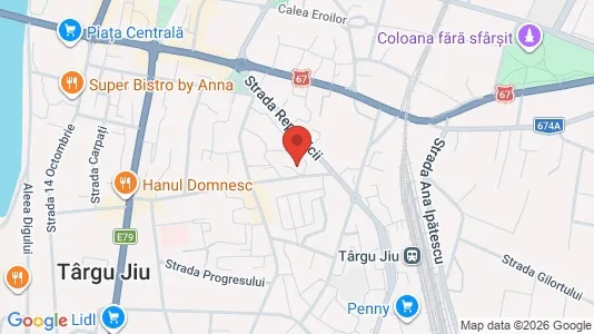 Apartments for rent i Târgu Jiu - kort over placeringen
