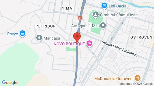 Apartments for rent i Râmnicu Vâlcea - kort over placeringen