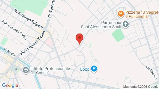 Rooms for rent i Pavia - kort over placeringen