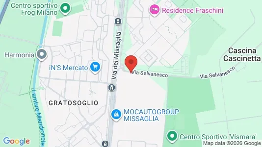 Apartments for rent i Milano Zona 5 - Vigentino, Chiaravalle, Gratosoglio - kort over placeringen
