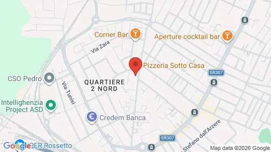 Rooms for rent i Padua - kort over placeringen