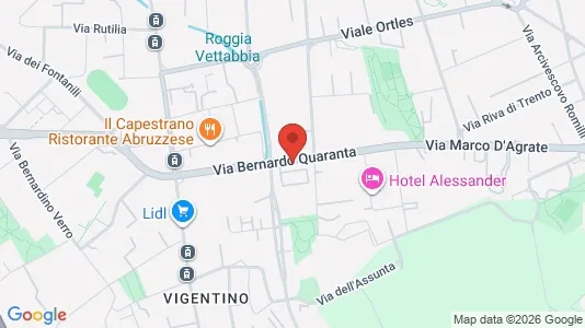 Apartments for rent i Milano Zona 5 - Vigentino, Chiaravalle, Gratosoglio - kort over placeringen
