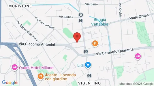 Apartments for rent i Milano Zona 5 - Vigentino, Chiaravalle, Gratosoglio - kort over placeringen
