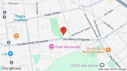Apartments for rent i Milano Zona 5 - Vigentino, Chiaravalle, Gratosoglio - kort over placeringen