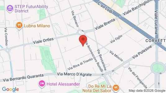 Apartments for rent i Milano Zona 5 - Vigentino, Chiaravalle, Gratosoglio - kort over placeringen