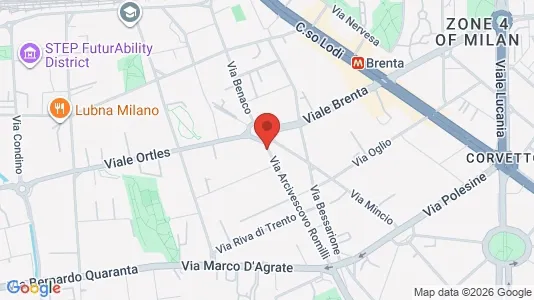 Rooms for rent i Milano Zona 5 - Vigentino, Chiaravalle, Gratosoglio - kort over placeringen