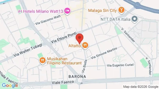 Rooms for rent i Milano Zona 6 - Barona, Lorenteggio - kort over placeringen