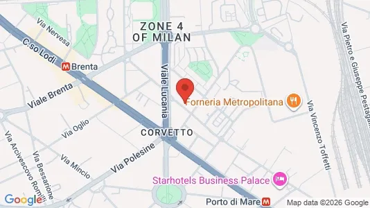 Apartments for rent i Milano Zona 5 - Vigentino, Chiaravalle, Gratosoglio - kort over placeringen