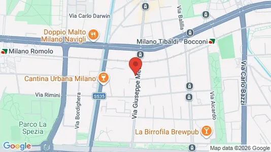 Rooms for rent i Milano Zona 5 - Vigentino, Chiaravalle, Gratosoglio - kort over placeringen