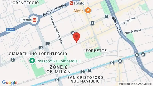 Apartments for rent i Milano Zona 6 - Barona, Lorenteggio - kort over placeringen