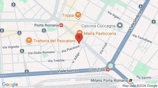 Apartments for rent i Milano Zona 4 - Vittoria, Forlanini - kort over placeringen