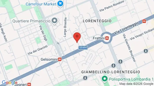 Rooms for rent i Milano Zona 6 - Barona, Lorenteggio - kort over placeringen
