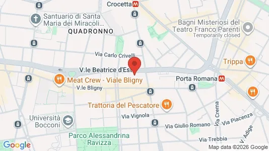 Apartments for rent i Milano Zona 1 - Centro storico - kort over placeringen