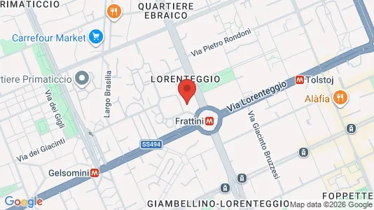 Rooms for rent i Milano Zona 6 - Barona, Lorenteggio - kort over placeringen