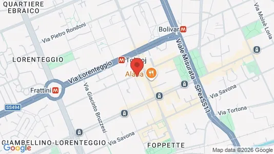 Apartments for rent i Milano Zona 6 - Barona, Lorenteggio - kort over placeringen