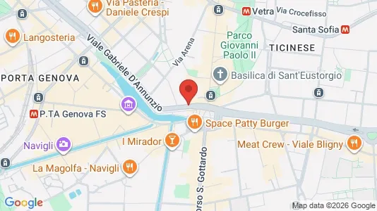Apartments for rent i Milano Zona 1 - Centro storico - kort over placeringen