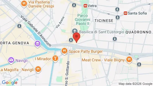 Apartments for rent i Milano Zona 1 - Centro storico - kort over placeringen