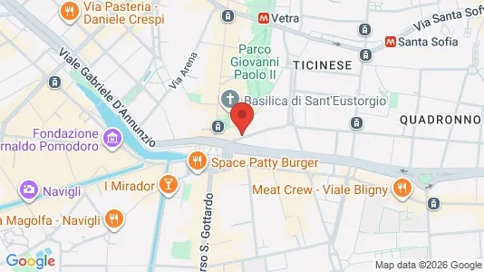 Apartments for rent i Milano Zona 1 - Centro storico - kort over placeringen