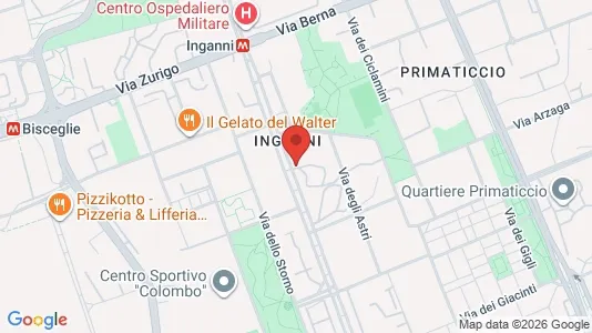 Rooms for rent i Milano Zona 6 - Barona, Lorenteggio - kort over placeringen