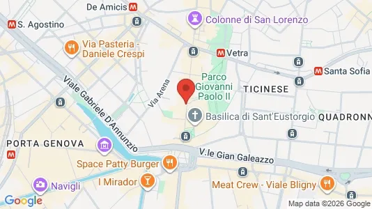 Apartments for rent i Milano Zona 1 - Centro storico - kort over placeringen