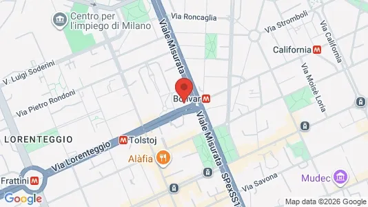 Rooms for rent i Milano Zona 6 - Barona, Lorenteggio - kort over placeringen