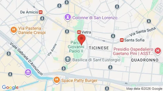 Apartments for rent i Milano Zona 1 - Centro storico - kort over placeringen