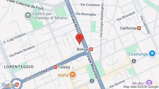 Rooms for rent i Milano Zona 6 - Barona, Lorenteggio - kort over placeringen