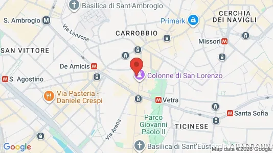 Apartments for rent i Milano Zona 1 - Centro storico - kort over placeringen