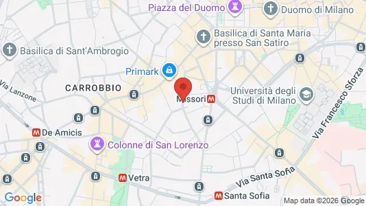 Apartments for rent i Milano Zona 1 - Centro storico - kort over placeringen