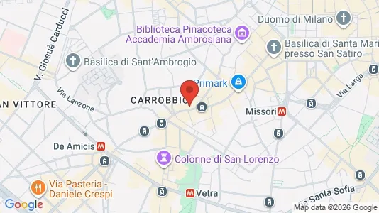 Apartments for rent i Milano Zona 1 - Centro storico - kort over placeringen