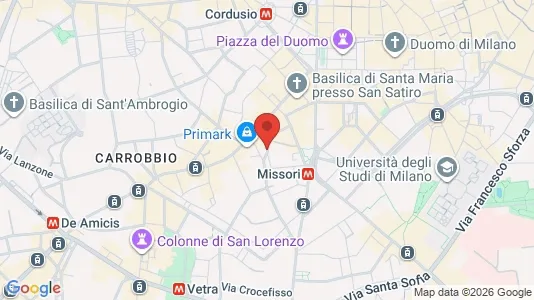 Apartments for rent i Milano Zona 1 - Centro storico - kort over placeringen