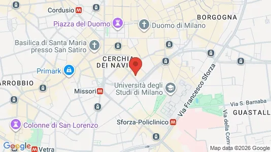 Apartments for rent i Milano Zona 1 - Centro storico - kort over placeringen