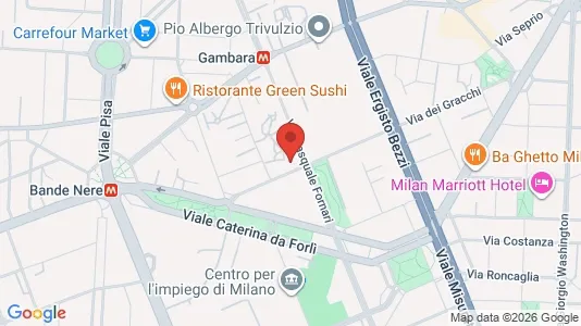 Rooms for rent i Milano Zona 6 - Barona, Lorenteggio - kort over placeringen