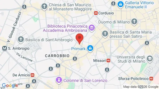 Apartments for rent i Milano Zona 1 - Centro storico - kort over placeringen