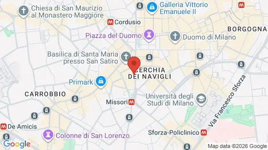 Apartments for rent i Milano Zona 1 - Centro storico - kort over placeringen