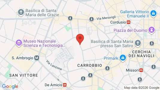 Apartments for rent i Milano Zona 1 - Centro storico - kort over placeringen